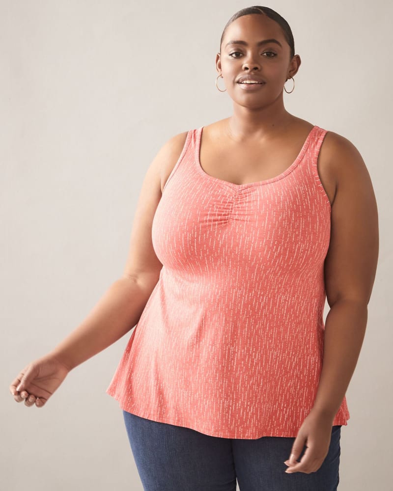 Plus size model wearing Sweetheart Tank by In Every Story | Dia&Co | dia_product_style_image_id:119386
